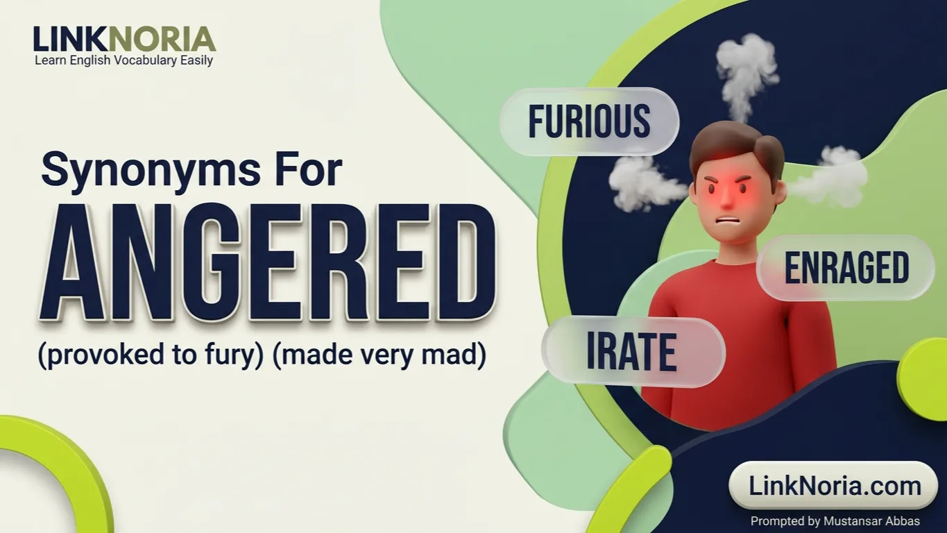 synonyms for angered