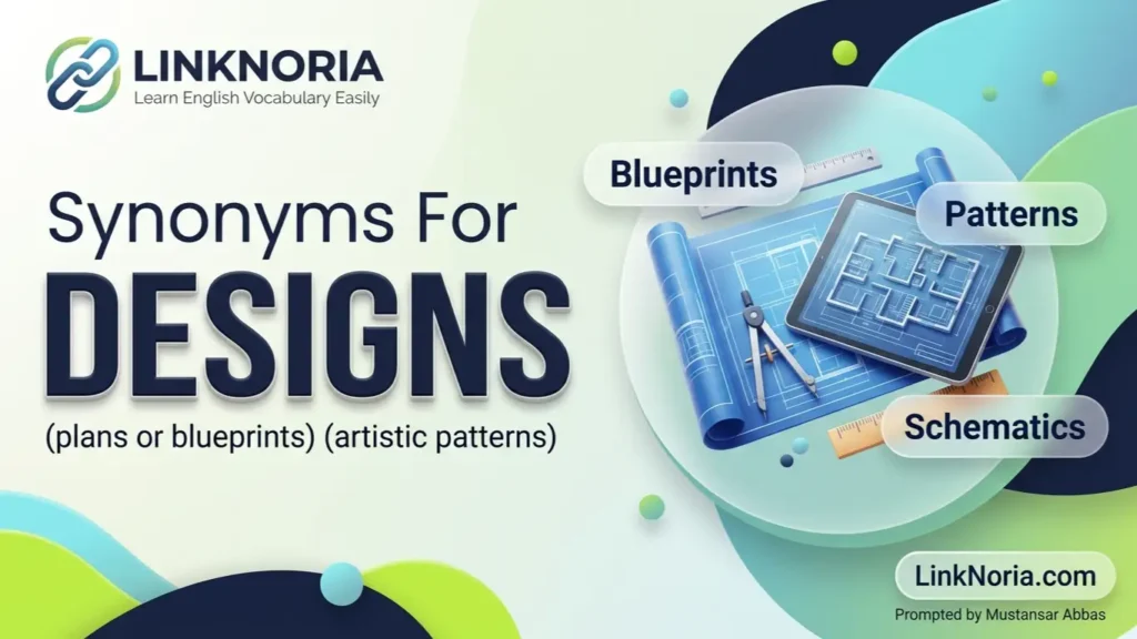 synonyms for designs