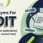Synonyms for Edit
