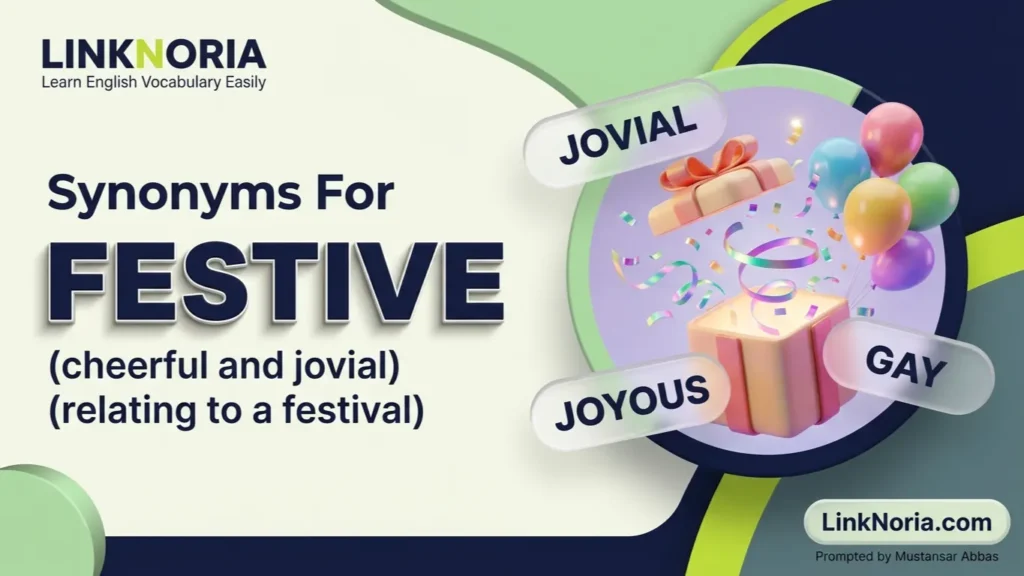 synonyms for festive
