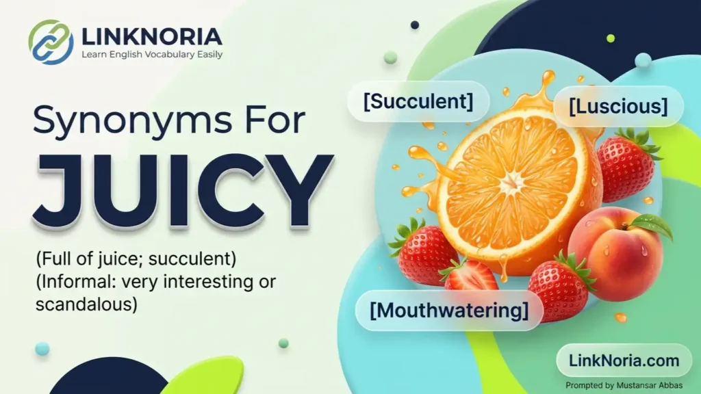 synonyms for juicy