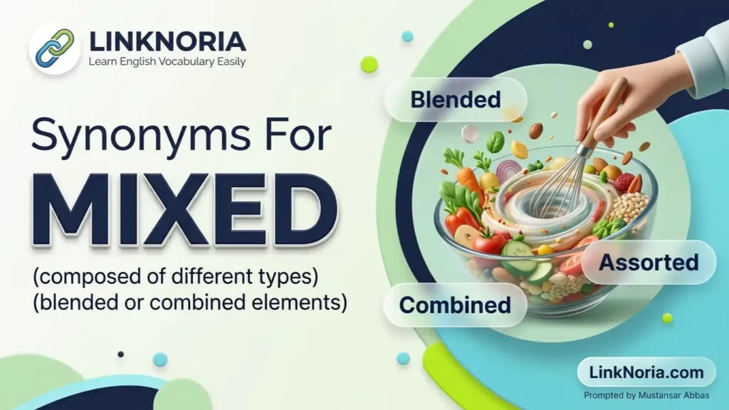 Synonyms for mixed