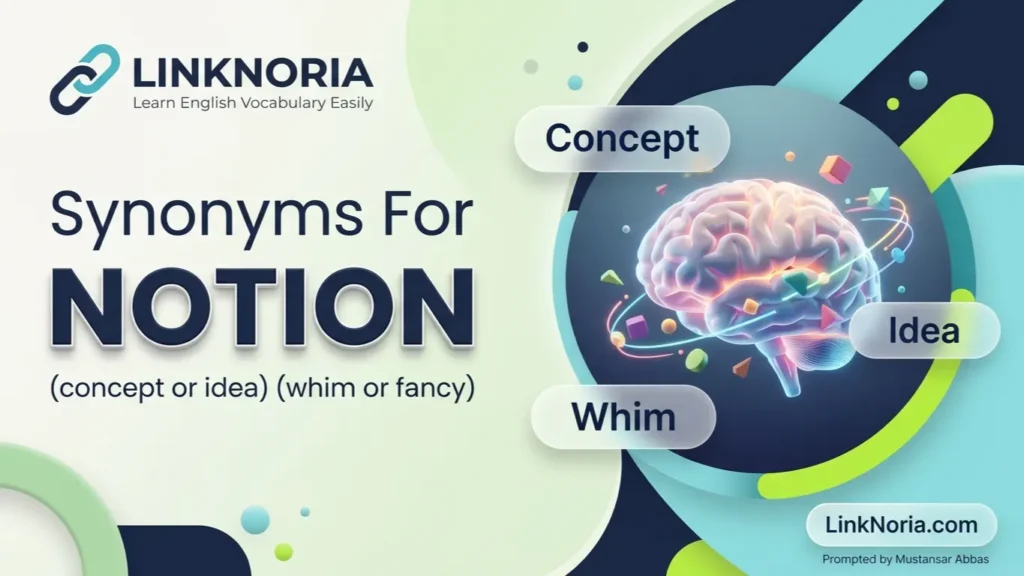 synonyms for notion