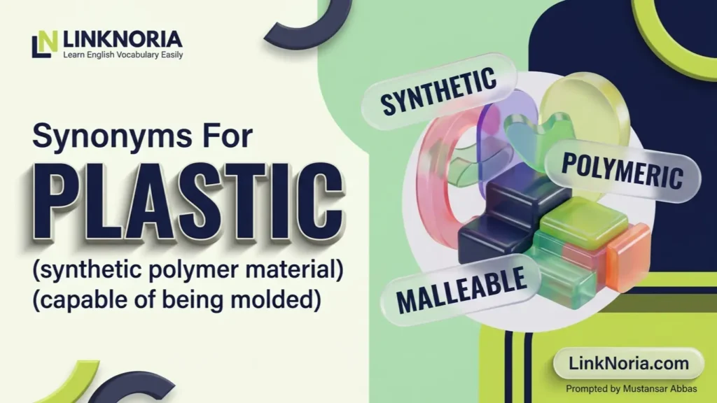 synonyms for plastic
