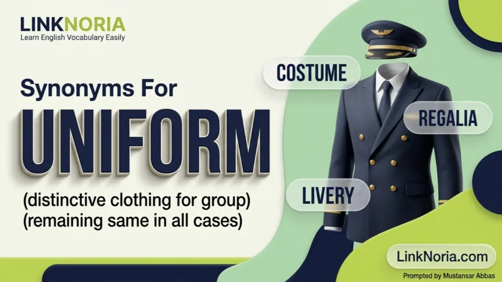 Synonyms for Uniform