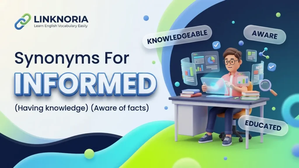synonyms for informed