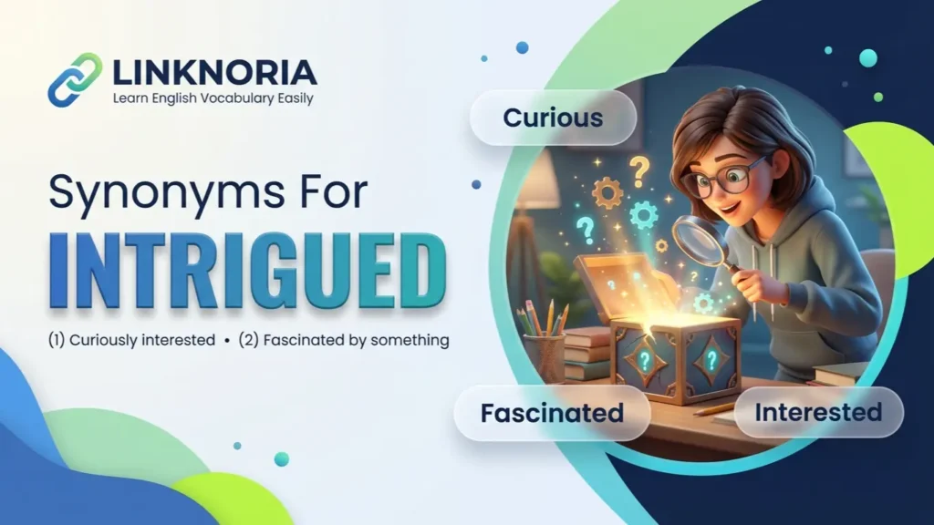 synonyms for intrigued