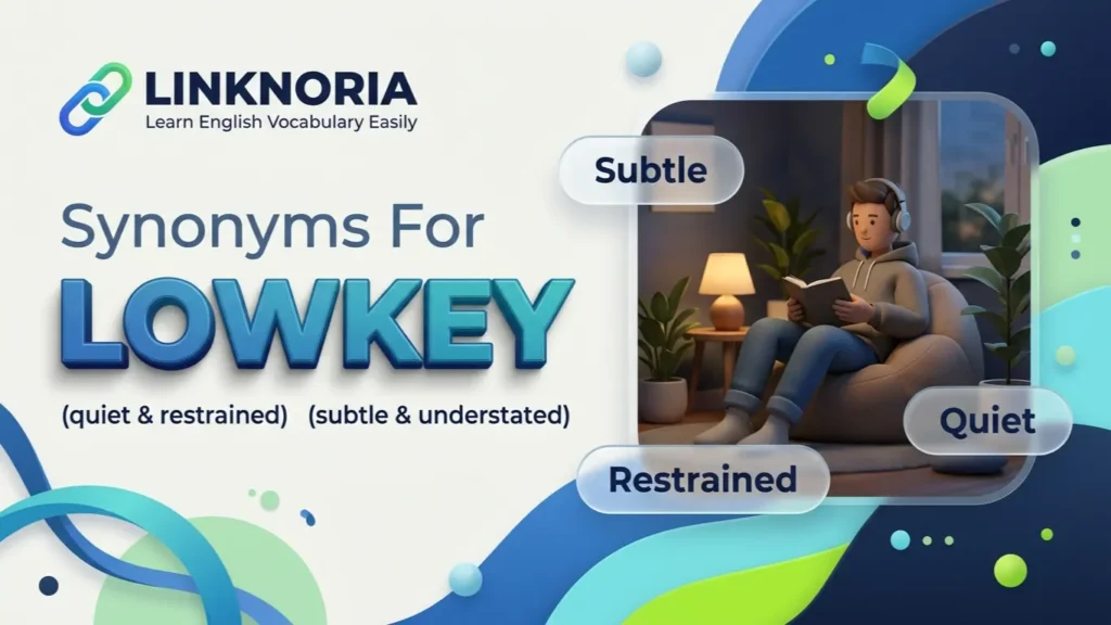Synonyms for Lowkey