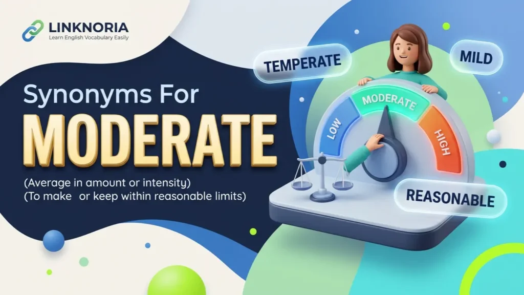 synonyms for moderate